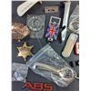 Image 3 : Assorted Bottle Openers, Pins, Lighter, Misc - Cannot Ship