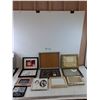 Image 1 : (12) Assorted Picture Frames and (1) Las Vegas Framed Souvenir