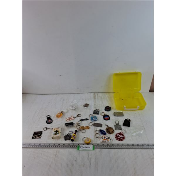 Assorted Keychains, BC Mini Playing Cards, Alaska, Shooting Star Casino, Pontiac, Crown Royal
