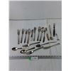 Image 1 : Assorted Vintage Cutlery Utensils, (9) Forks, (6) Spoons, (3) Butter Knives