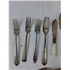 Image 3 : Assorted Vintage Cutlery Utensils, (9) Forks, (6) Spoons, (3) Butter Knives