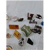 Image 8 : Assorted Pins, Hockey, Prince Albert, Canadian Flags, Goalies, Def Leppard