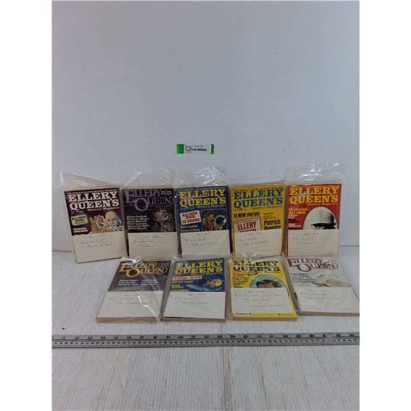 (9) Ellery Queen's Mystery Magazine Issues