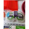 Image 6 : Assorted Kitchenware, Cookbooks, Onion Mask, BC Grilling Planks, Ice Trays, Spatula, Misc