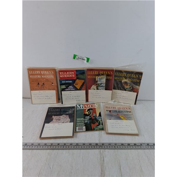 (7) Magazines, Ellery Queen's Mystery Magazines, Mystery