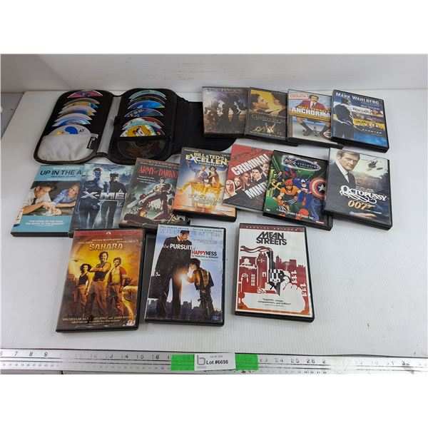 Assorted DVDs - Mean Streets, Octopussy, X Men, Misc