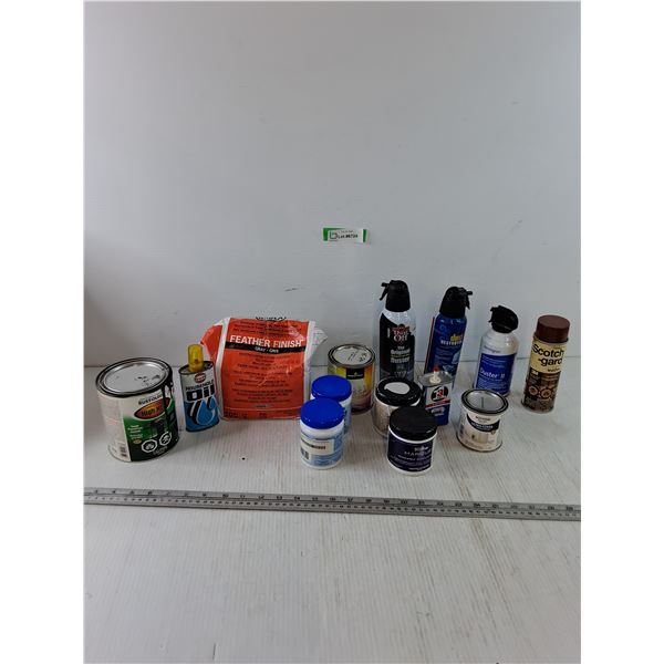 Assorted Color Samples, Protect Enamel, Electric Motor Oil, Scotch-gard, Latex Paint No Shipping