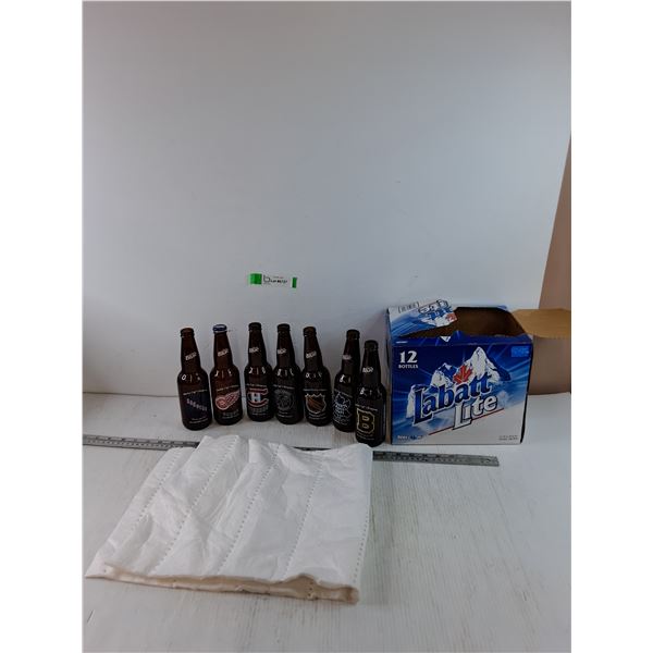 (7) Labatt Blue Stanley Cup Champions Bottles in Case