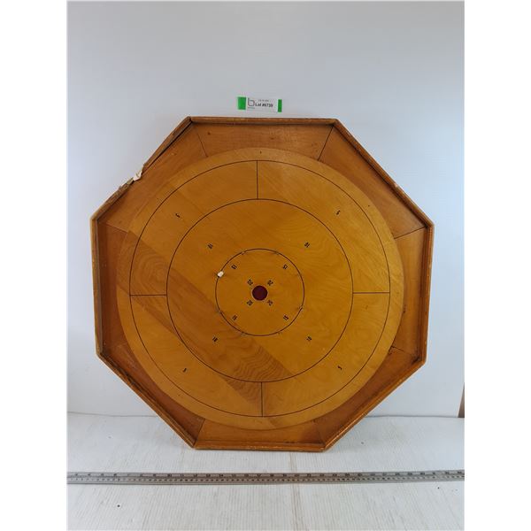 *Wooden Crokinole Board 27 1/2" No Shipping
