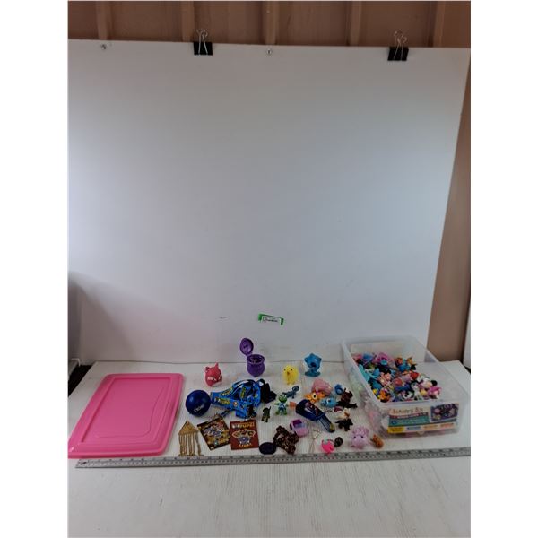 Box of Toys, Paw Patrol VIP Lanyards, Spider Man Watch, Blues Clues, Stress Ball, Misc