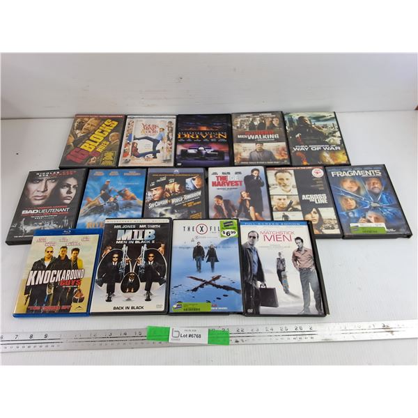 Assorted DVDs - 16 Blocks, Knockaround Guys, The Ice Harvest