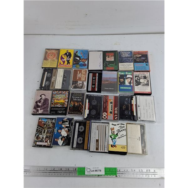 Assorted Tapes - Charlie Prose, Kevin Harcourt, Boxcar Willie, Misc