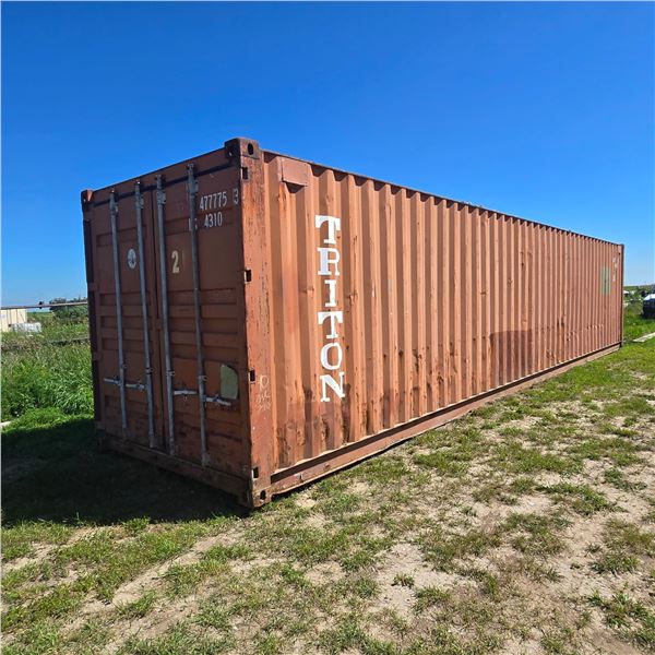 40ft Triton Sea Can, Located offsite in Loreburn, SK