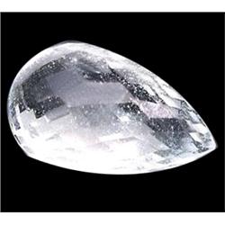 3.08ct Attractive Briolette Light Blue Aquamarine VS Appraisal Estimate $1540 GEM-18054)