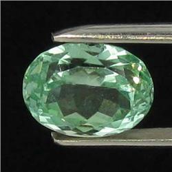 8ct Natural Deep Patroke Green Kunzite Oval VVS Appraisal Estimate $2000 GEM-18555)