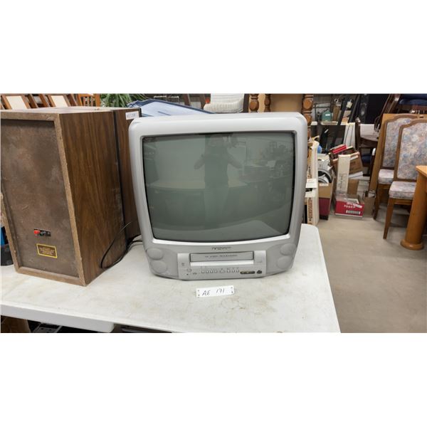Electrohome EH8151S CRT Television with Built-In VCR Combo, 19"