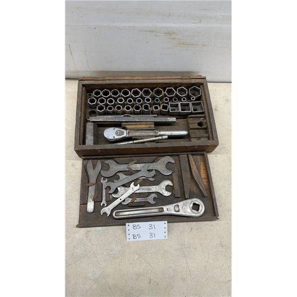 Frank Mossberg Socket and Wrench Set, Number 350, 1915