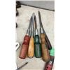 Image 9 : Assorted Perfect Handle Screwdrivers, Awls, Robinson Screwdrivers, Stanley Putty Knives, and More