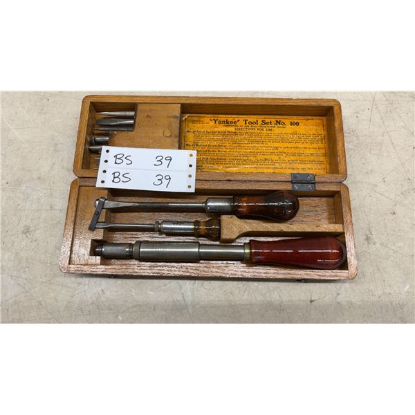 North Brothers Yankee No. 100 Tool Set with Original Box