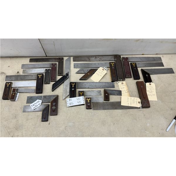 Four Sets of Try Mitre Sets (16b X 2, No. 12TS X 5, No. 20 x 8, No. 2 x 5)
