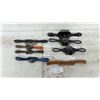 Image 1 : Eight Stanley Spoke Shaves Including NOS 64 x 2, No. 60, No. 80 Scraper, Rabbet Shaves