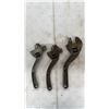 Image 9 : 12 Assorted Antique Steel Tools Including Gray, McKinnon, Coes, and Alligator