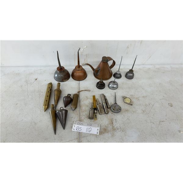 13 Oilers and 6 Plumb Bobs