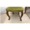 Image 6 : Pair of French Rococo Revival Style Side Chairs with Chartreuse Velvet Upholstery