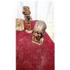 Image 5 : Pair of Bronze-Tone Horse Head Bookends, Native American Banks and More
