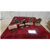 Image 1 : Collection of Nautical-Themed Bronze-Toned Bookends and Banks, Treasure Chest, Ship Sculptus