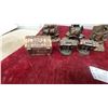 Image 4 : Collection of Nautical-Themed Bronze-Toned Bookends and Banks, Treasure Chest, Ship Sculptus