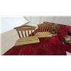 Image 6 : Bronze Benjamin Franklin Bust, Brass Bookends, Oval Brass Frames, and More