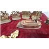Image 4 : Brass Ship Bookends Bank, Mermaid Figurine, Copper Architectural Model, and More