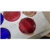 Image 4 : Vintage Blue and Red Glass Lenses, Five Pieces Emergency ? Railway ?