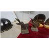 Image 2 : Collection of Carved Waterfowl Bookends and Duck Stamp Medallions on Wooden Bases and More
