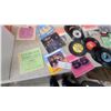 Image 3 : Collection of Vintage 45 RPM and Extended Play Vinyl Records with Sleeves and More