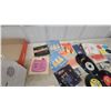 Image 4 : Collection of Vintage 45 RPM and Extended Play Vinyl Records with Sleeves and More