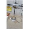 Image 6 : Art Deco Airplane Smoker's Floor Stand with Alabaster Accent and Chrome Finish, Circa 1930s