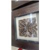 Image 5 : Pair of Framed Hand-Carved Wooden Floral Medallion Shadow Box Wall Art Pieces 24 x 24"