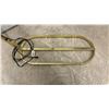 Image 2 : Mid-Century Modern Brass-Toned Adjustable Arc Floor Lamp 72" Tall with Acrylic Mushroom Shade