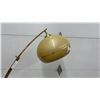 Image 3 : Mid-Century Modern Brass-Toned Adjustable Arc Floor Lamp 72" Tall with Acrylic Mushroom Shade