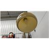 Image 4 : Mid-Century Modern Brass-Toned Adjustable Arc Floor Lamp 72" Tall with Acrylic Mushroom Shade