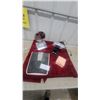 Image 1 : Vintage Detecto Bathroom Scale, Vanity Mirror with Tray, Chrome Hair Dryer, and More