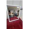 Image 1 : Warsteiner German Brewery Promotional Bar Mirror with Crown Logo in White Frame