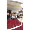Image 2 : Warsteiner German Brewery Promotional Bar Mirror with Crown Logo in White Frame