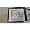 Image 3 : Four Framed Black and White Historical Architectural Prints Including Grant's Old Mill