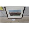 Image 1 : Framed Picture of Upper Fort Garry, Demolished 1881 14 x 19"