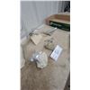 Image 3 : Polished Aluminum Abstract Bird Sculptures on Natural Stone Bases, Set of Four