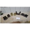 Image 1 : Cast Metal Bookend Collection: Lion Head, and Dog Designs, Four Pairs and More