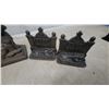 Image 2 : Cast Metal Bookend Collection: Lion Head, and Dog Designs, Four Pairs and More
